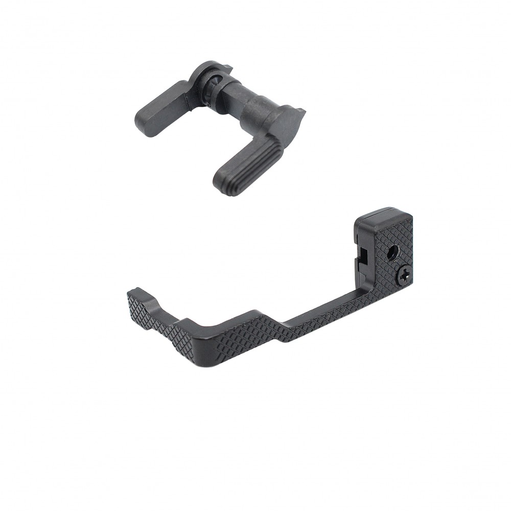 AR-15 Semi-Auto Safety Selector Lever + Extended Bolt Catch & Release Lever