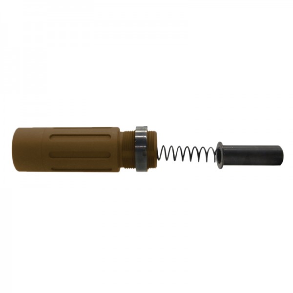 CERAKOTE BURNT BRONZE | AR-15 Complete Compact Buffer Tube 3.5''| End Plate Option CERAKOTE BURNT BRONZE | AR-15 Complete Compact Buffer Tube 3.5''| End Plate Option