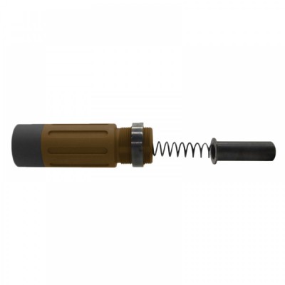 CERAKOTE BURNT BRONZE | AR-15 Complete Compact Buffer Tube 3.5''-V2| End Plate Option