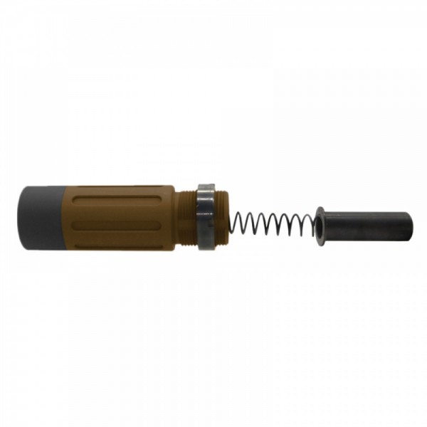 CERAKOTE BURNT BRONZE | AR-15 Complete Compact Buffer Tube 3.5''-V2| End Plate Option CERAKOTE BURNT BRONZE | AR-15 Complete Compact Buffer Tube 3.5''-V2| End Plate Option