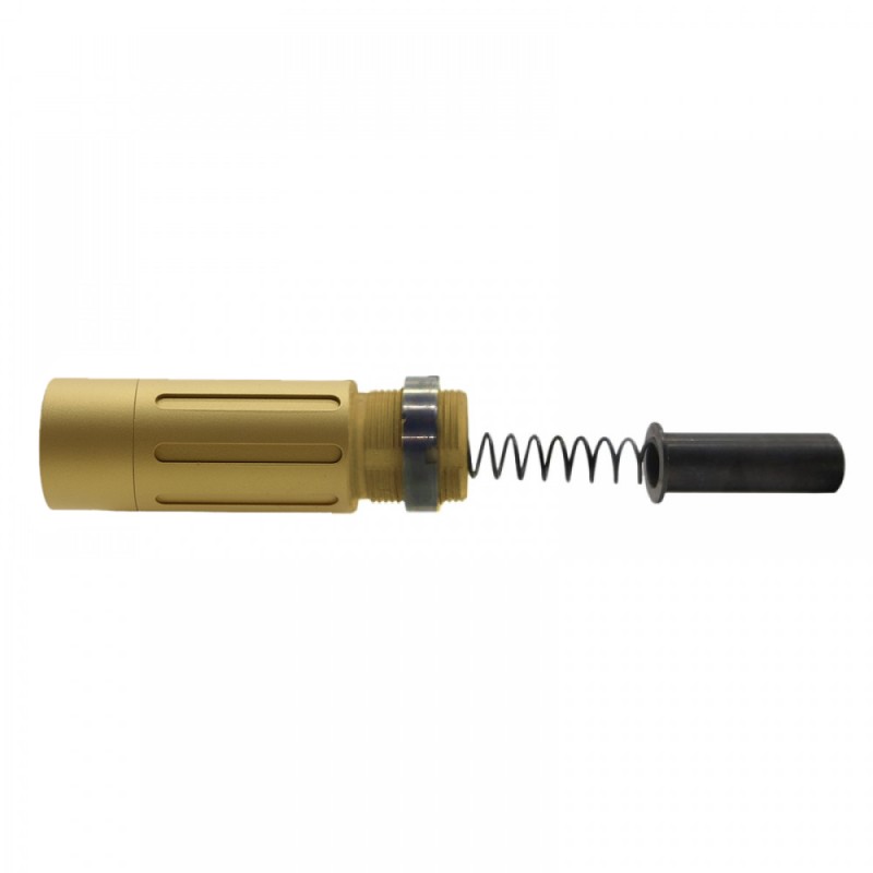 CERAKOTE GOLD | AR-15 Complete Compact Buffer Tube 3.5''| End Plate Option CERAKOTE GOLD | AR-15 Complete Compact Buffer Tube 3.5''| End Plate Option