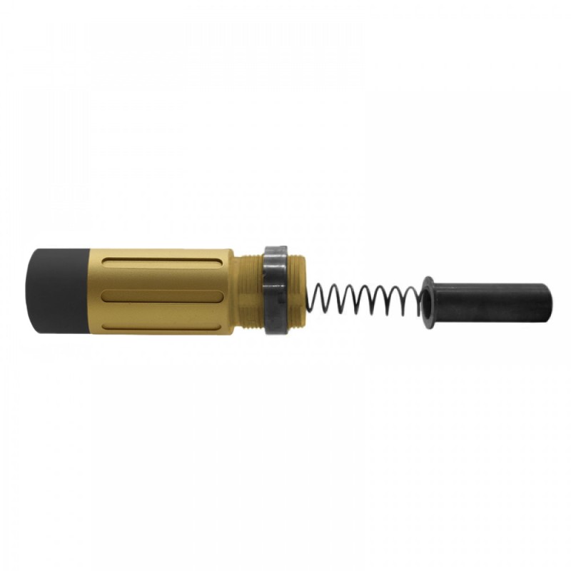 CERAKOTE GOLD | AR-15 Complete Compact Buffer Tube 3.5''-V2| End Plate Option CERAKOTE GOLD | AR-15 Complete Compact Buffer Tube 3.5''-V2| End Plate Option