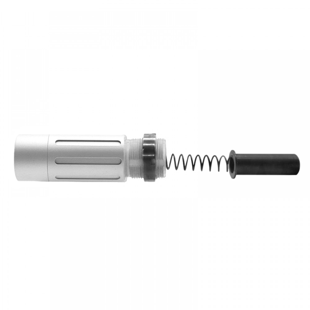 CERAKOTE GLACIER SILVER | AR-15 Complete Compact Buffer Tube 3.5''| End Plate Option CERAKOTE GLACIER SILVER | AR-15 Complete Compact Buffer Tube 3.5''| End Plate Option