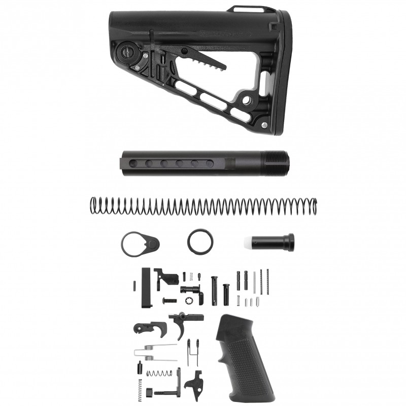 AR-10 / LR-308 Standard Lower Build Kit W/ Rogers Super-Stoc Deluxe Rifle Stock | Mil-Spec