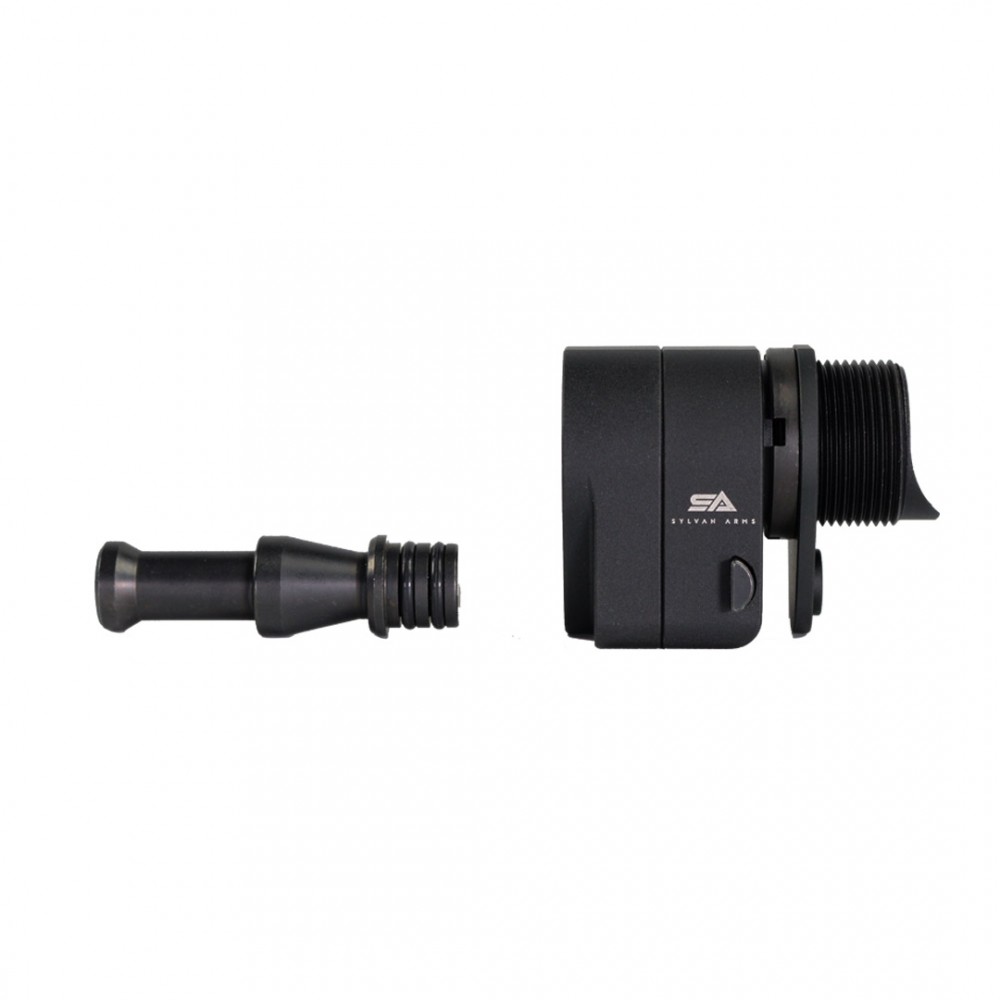 AR-15 .223/5.56 6-Position Buffer Tube Kit W/ Rogers Super-Stoc Deluxe Rifle Stock with Folding Stock Adapter| Mil-Spec