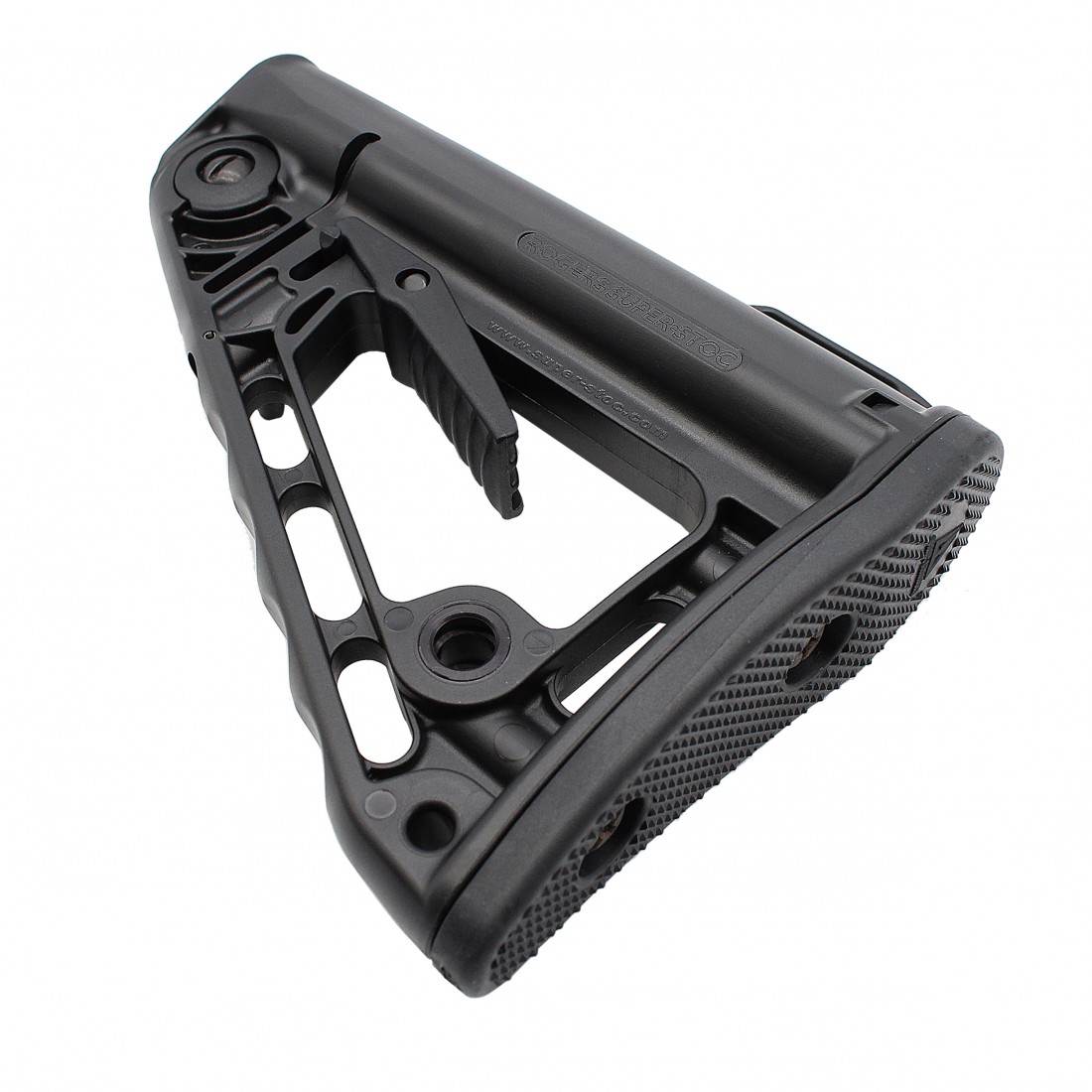 Rogers Super-Stoc Deluxe AR Collapsible Stock (W/QD Port) | Made In U.S.A.