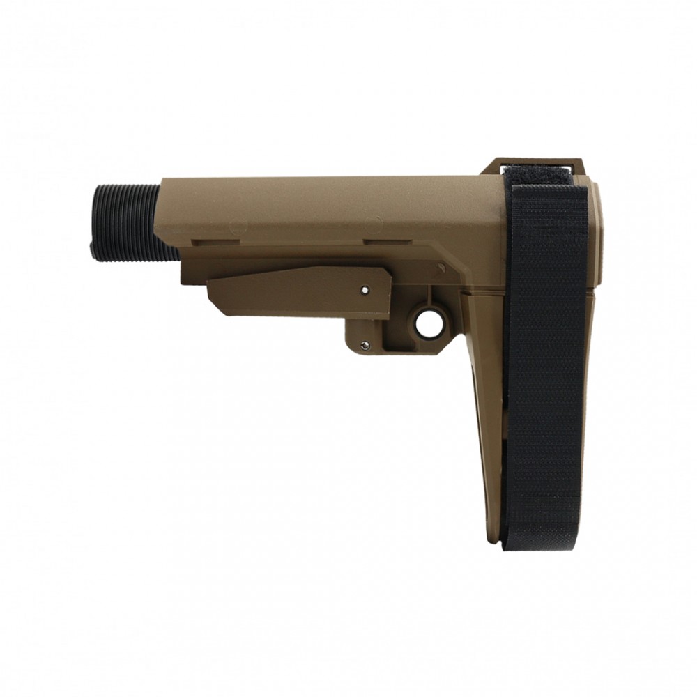 SB Tactical SBA3 Pistol Stabilizing Brace (USA) FDE + Buffer Tube