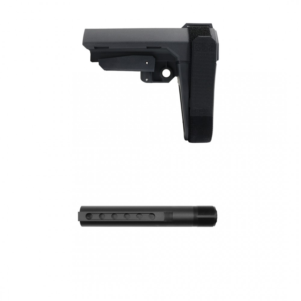 SB Tactical SBA3 Pistol Stabilizing Brace (USA) GREY + Buffer Tube