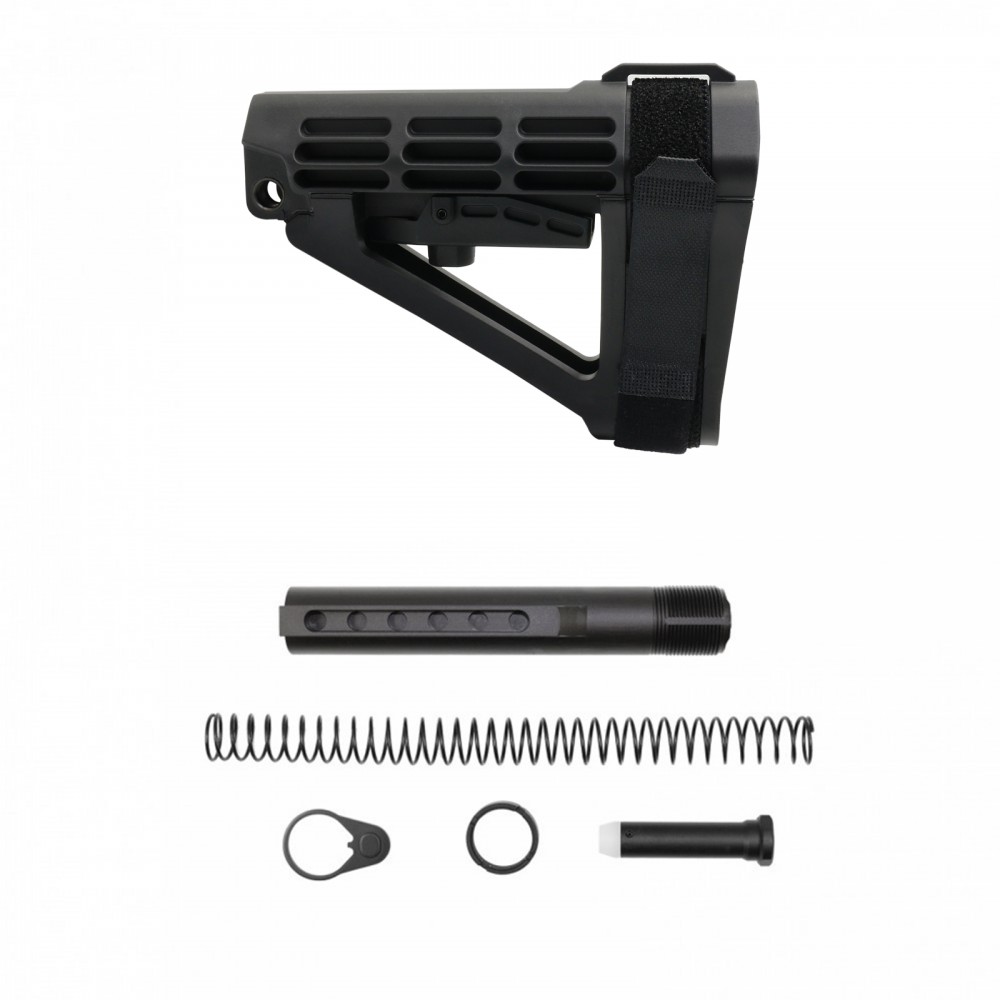 SB Tactical SBA4 Pistol Stabilizing Brace (USA) + Buffer Tube Kit 