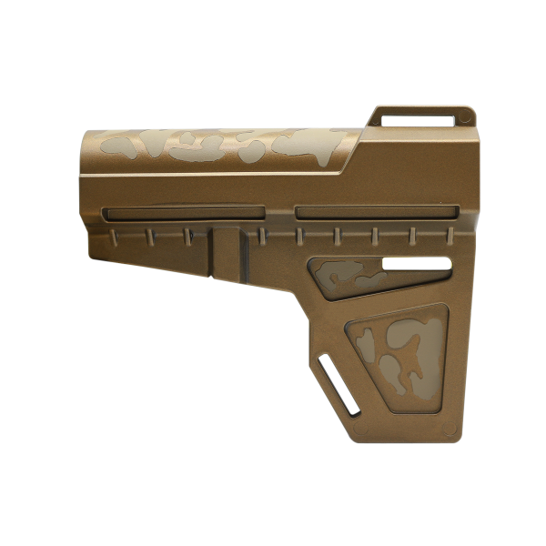 CERAKOTE CAMO BBR | Pistol Stabilizer - Base BBR - Pattern - FDE CERAKOTE CAMO BBR | Pistol Stabilizer - Base BBR - Pattern - FDE