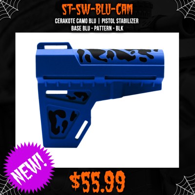 CERAKOTE CAMO BLU | Pistol Stabilizer - Base BLU - Pattern - BLK