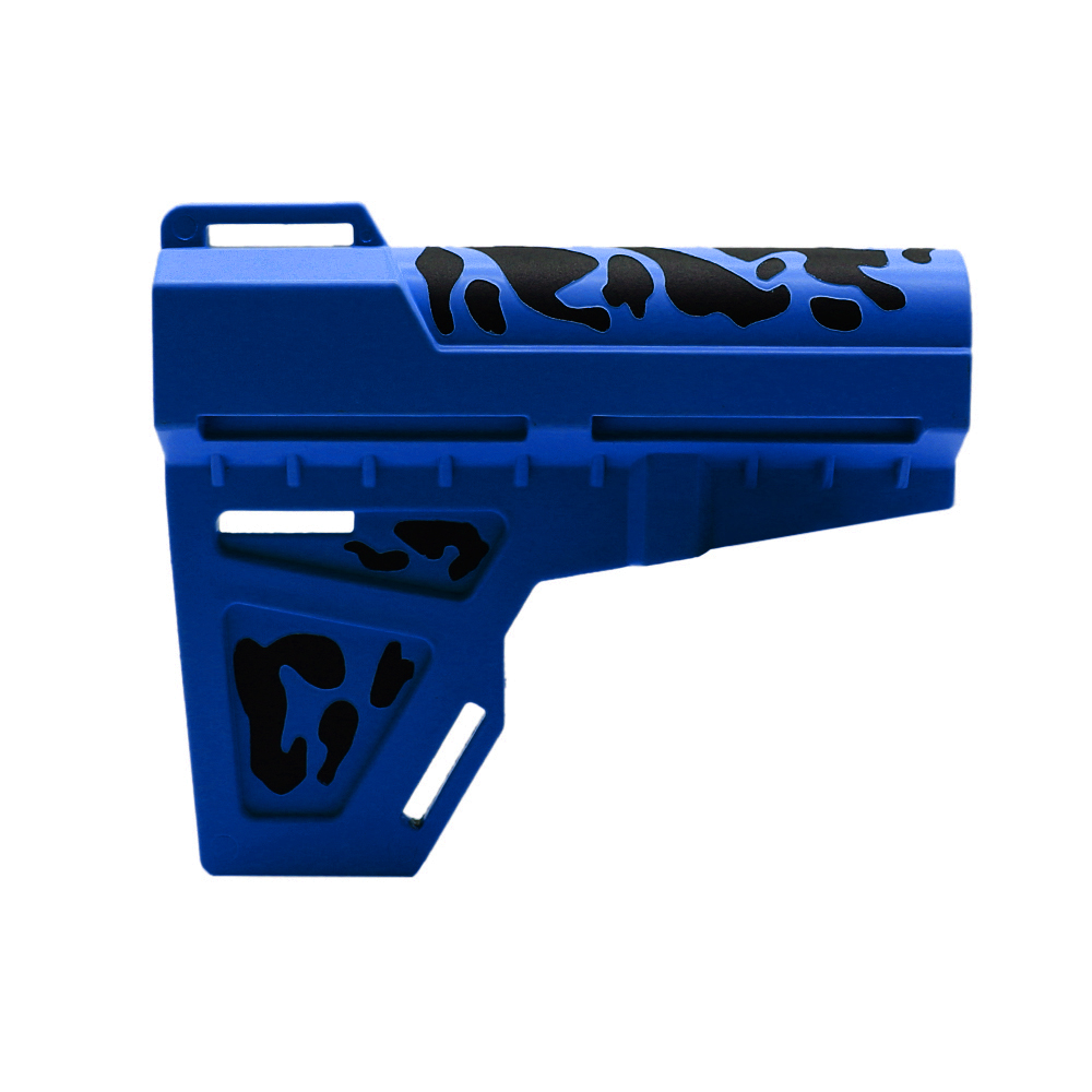 CERAKOTE CAMO BLU | Pistol Stabilizer - Base BLU - Pattern - BLK CERAKOTE CAMO BLU | Pistol Stabilizer - Base BLU - Pattern - BLK