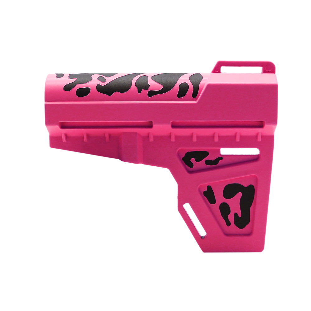 CERAKOTE CAMO| Pistol Stabilizer| Black and Cerakote  Pink