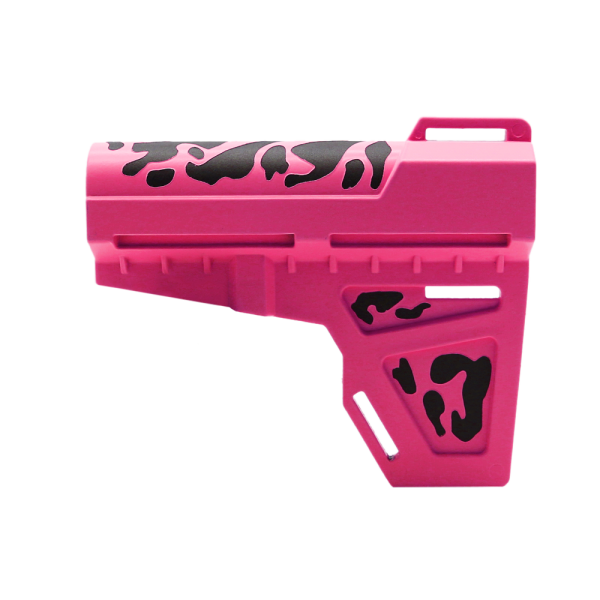 CERAKOTE CAMO PNK | Pistol Stabilizer - Base PNK - Pattern - BLK CERAKOTE CAMO PNK | Pistol Stabilizer - Base PNK - Pattern - BLK