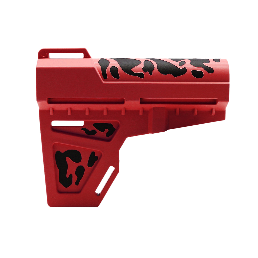 CERAKOTE CAMO| Pistol Stabilizer| Black and Cerakote Red