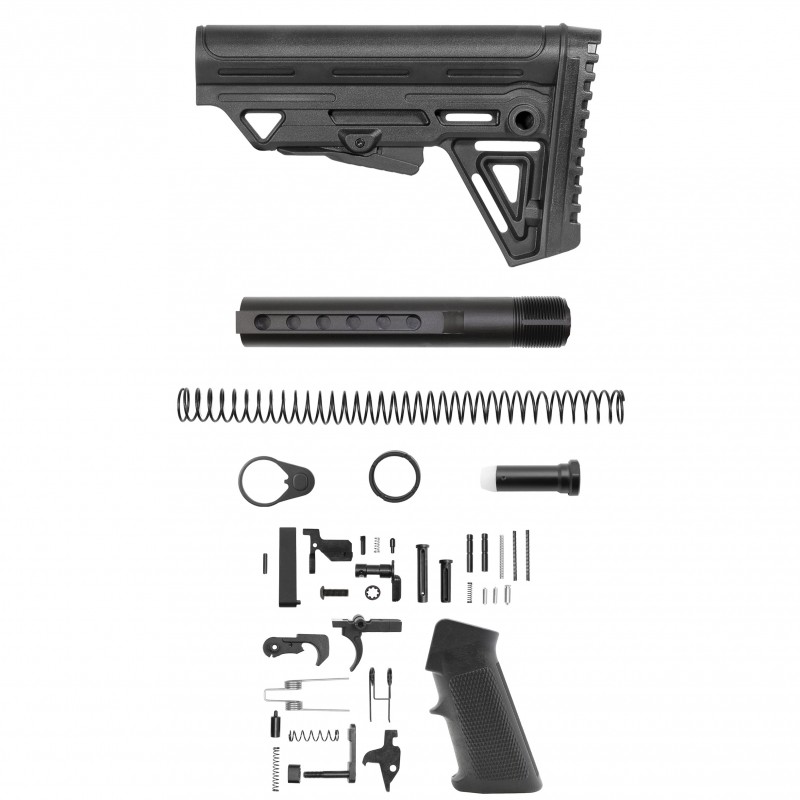 AR-10 / LR-308 Standard Lower Build Kit W/ ALPHA MK2 Stock | Mil-Spec