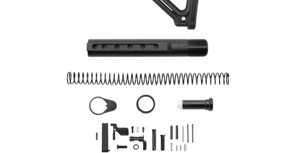 AR-10 LR-308 Standard Lower Build Kit Skeleton A Frame Buttstock ...