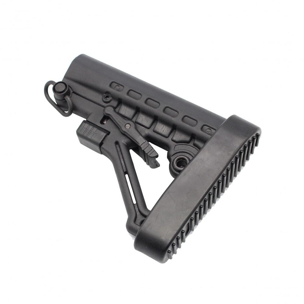 AR-15 / AR-10 Skeleton A-Frame Adjustable Buttstock W/ Butt pad & Detachable Sling Swivel | Mil-Spec