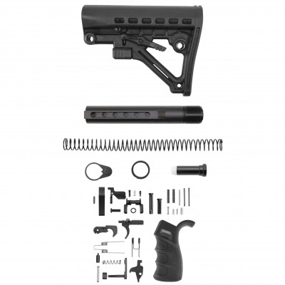 AR-10 / LR-308 Enhanced Ambidextrous Lower Build Kit W/ Skeleton A Frame Buttstock | Mil-Spec