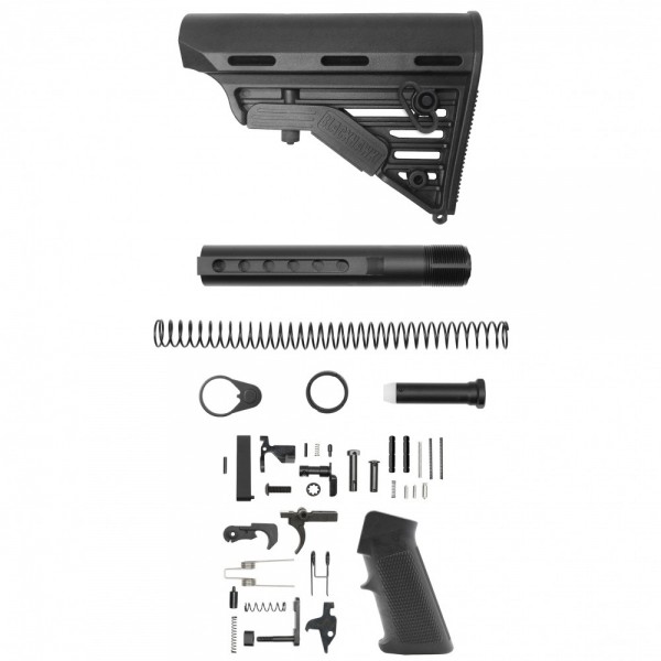 AR-15 .223/5.56 Standard Lower Build Kit W/ Blackhawk Knoxx Stock | Mil-Spec AR-15 .223/5.56 Standard Lower Build Kit W/ Blackhawk Knoxx Stock | Mil-Spec
