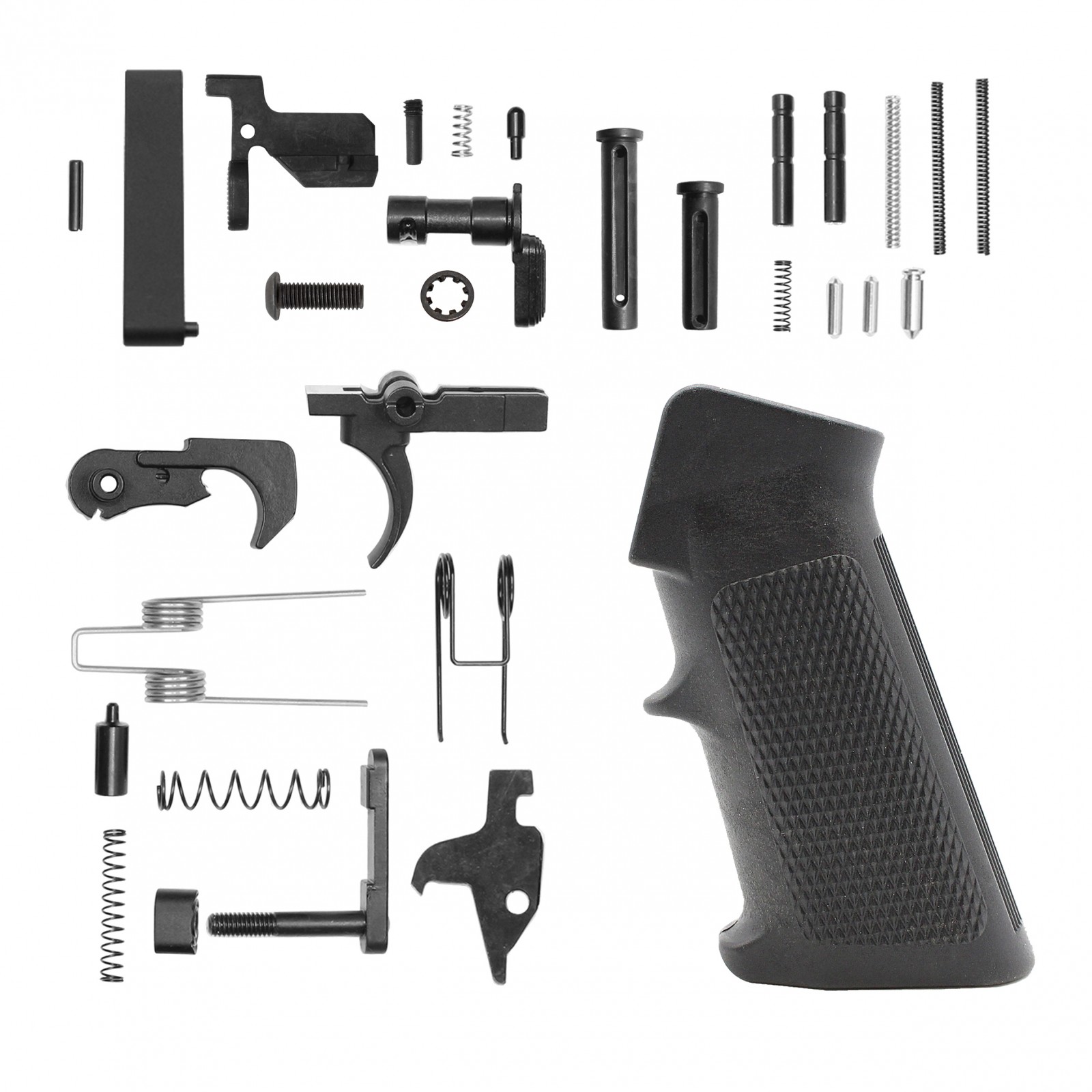 AR-10 LR-308 Standard Lower Build Kit Blackhawk Knoxx Buttstock ...