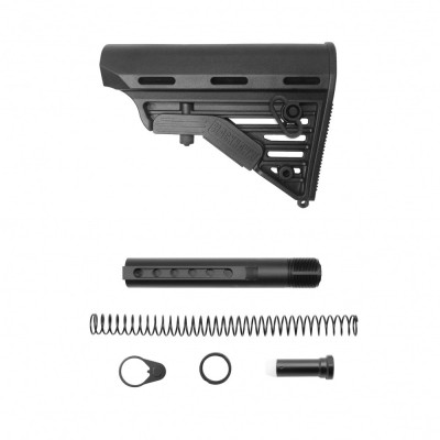 AR-10 / LR-308 Rifle Carbine 6 Position Buffer Tube Kit W/ Blackhawk Knoxx Collapsible Stock | Mil-Spec