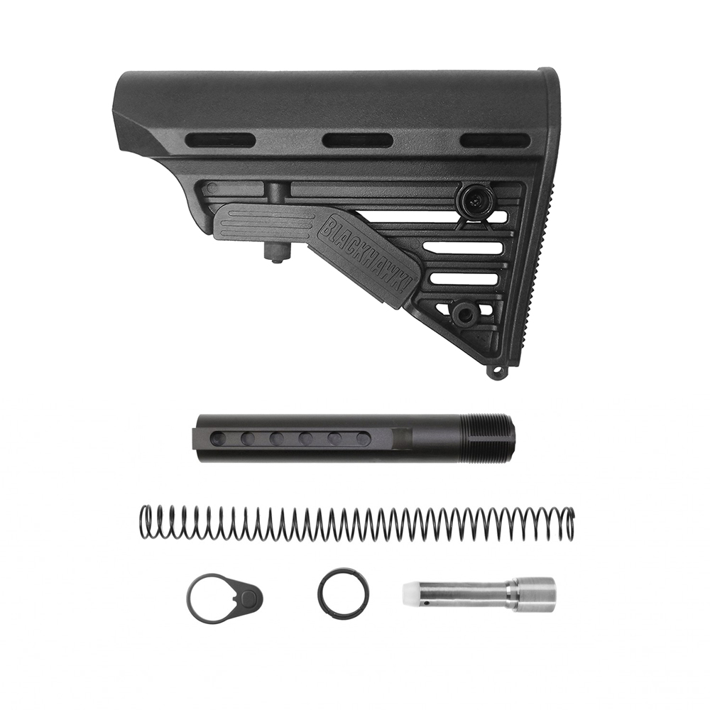 AR-9mm Blackhawk Knoxx 6-Position Collapsible Stock Kit w/ 7 Ounce Stainless Buffer