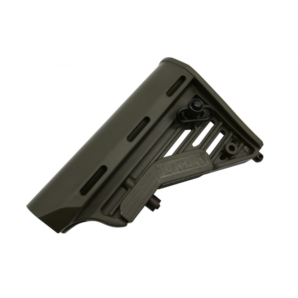 AR-15 / AR-10 Blackhawk Knoxx Commercial OD Green Buttstock | Made In USA