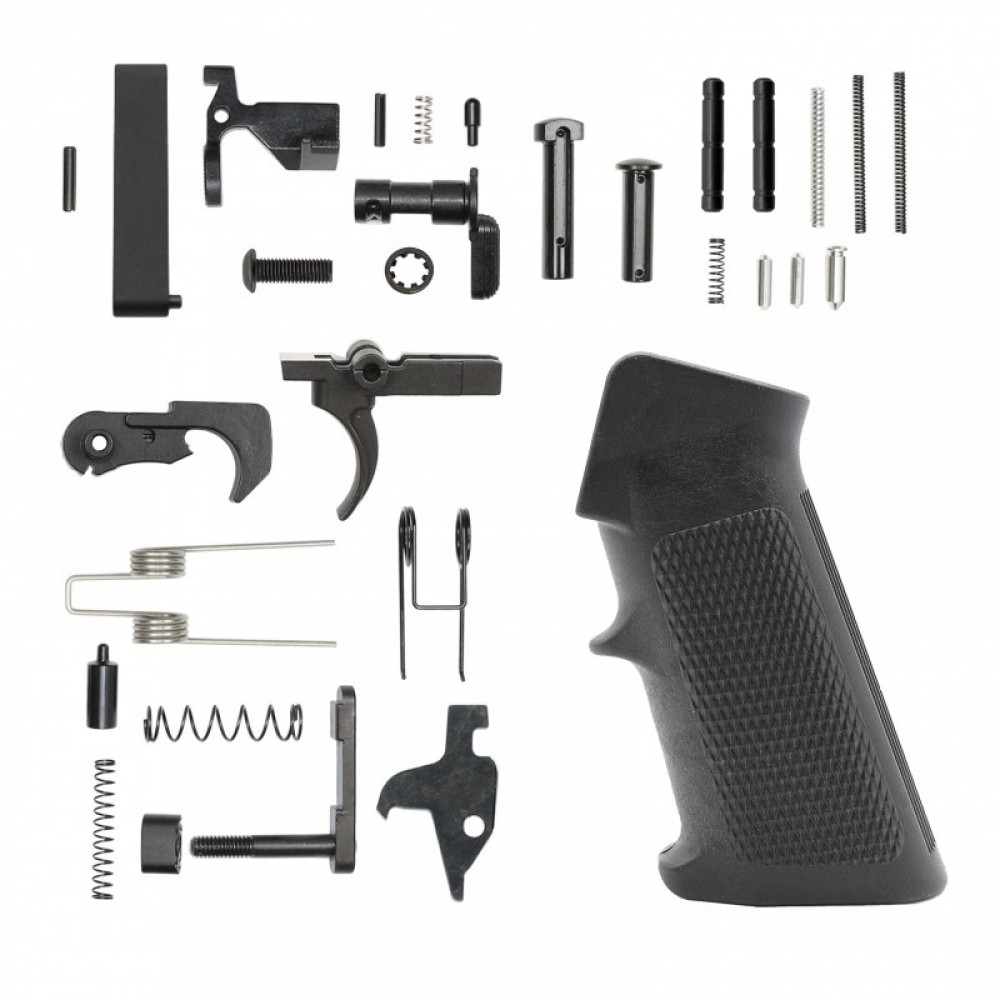 CERAKOTE RED | AR-15 Blackhawk Knoxx Buttstock and Complete Buffer Tube Kit W/ Lower Parts Kit Option | Mil-Spec
