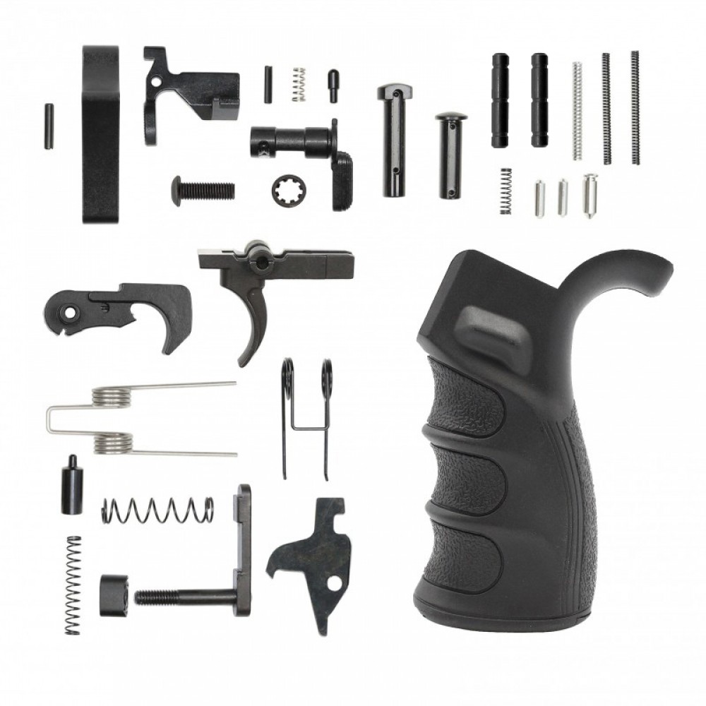 CERAKOTE RED | AR-15 Blackhawk Knoxx Buttstock and Complete Buffer Tube Kit W/ Lower Parts Kit Option | Mil-Spec
