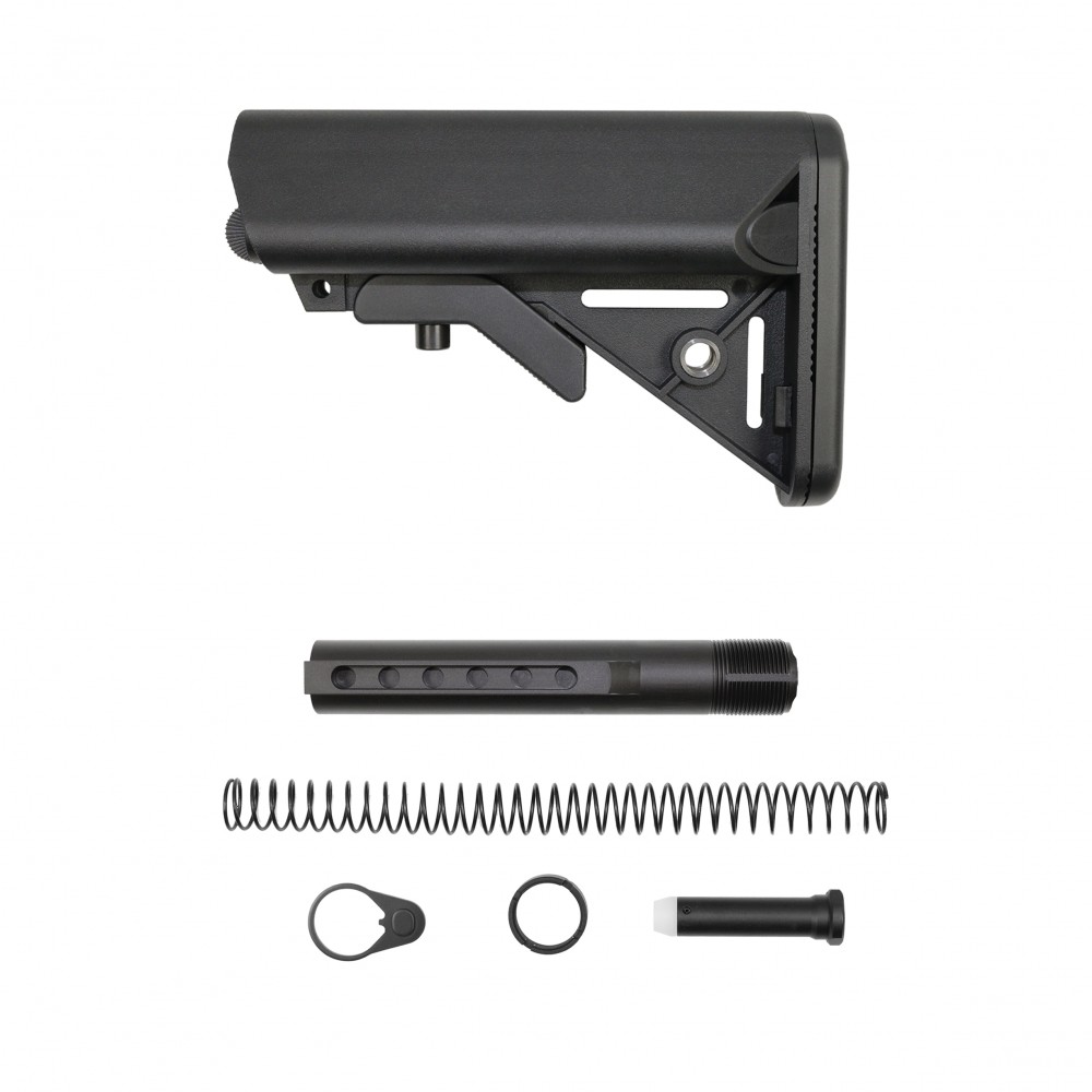 AR-15 SOPMOD Buttstock Mil-Spec W/Buffer Tube Kit