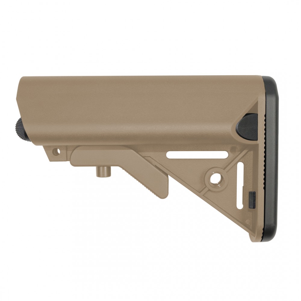 AR-15 .223/5.56 Standard Lower Build Kit W/ Cerakote FDE Sopmod Buttstock | Mil-Spec