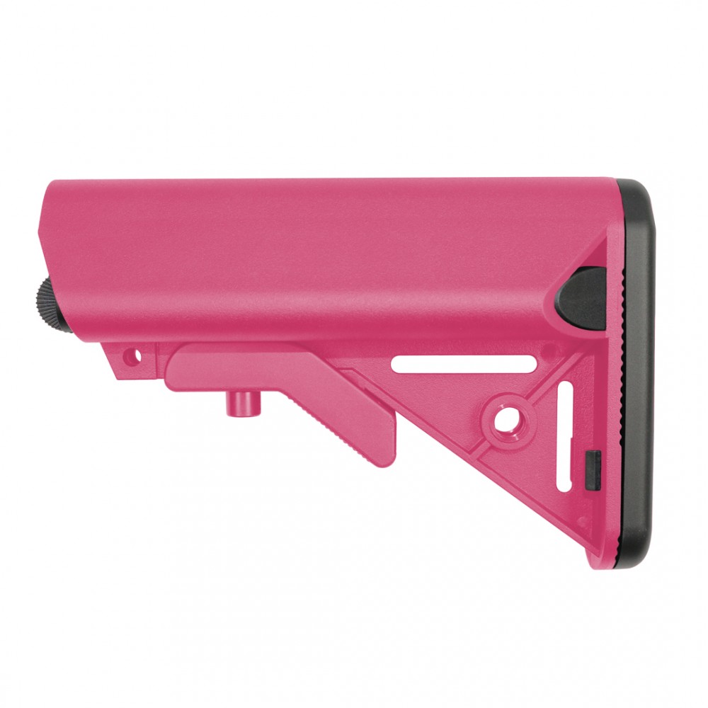 AR-15 .223/5.56 Standard Lower Build Kit W/ Cerakote Pink Sopmod Buttstock | Mil-Spec