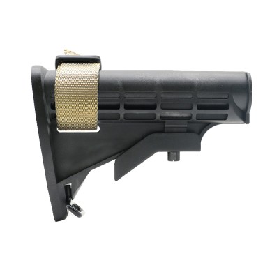 AR-15 Collapsible Standard Version Stock Body-Mil Spec - Universal Stock Sling Adapter