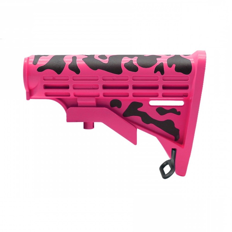 CERAKOTE CAMO | AR-15 .223/5.56 Standard Lower Build Kit -Black And Pink| Mil-Spec