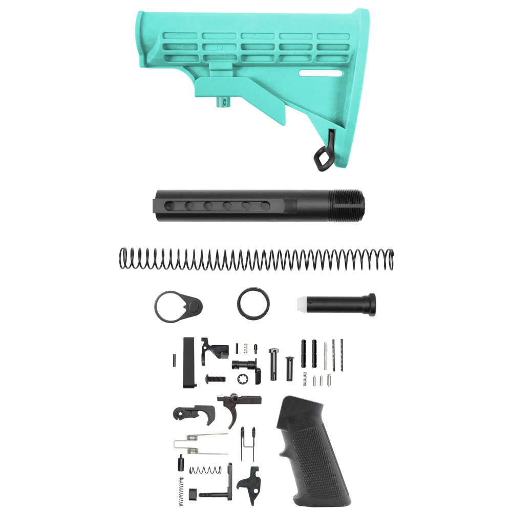 AR-15 .223/5.56 Standard Lower Build Kit - Cerakote Robins Egg| Mil-Spec