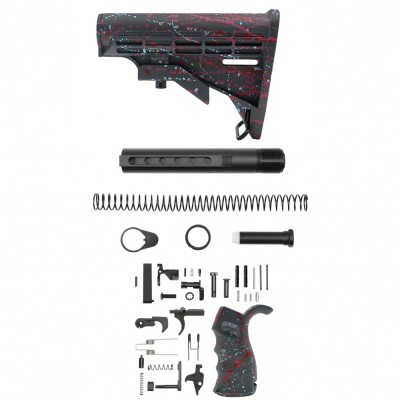 CERAKOTE SPLATTER SGY | AR-15 .223/5.56 Lower Build Kit | Mil-Spec