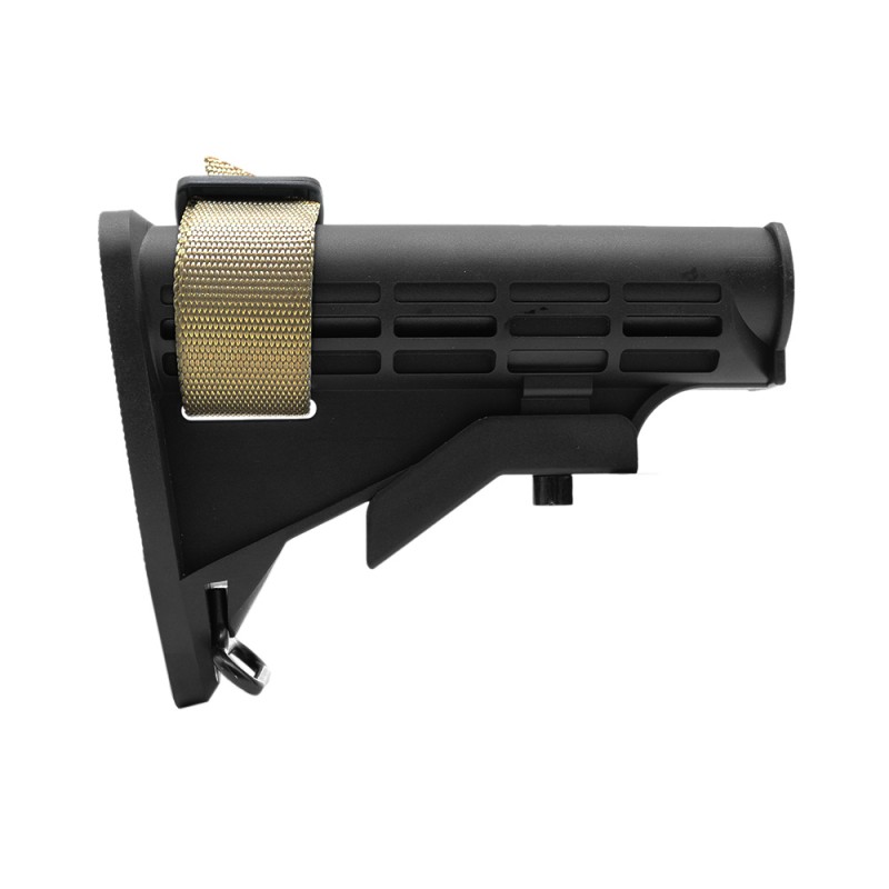 AR-15 Collapsible Standard Version Stock Body-Mil Spec-MADE IN USA - Universal Stock Sling Adapter