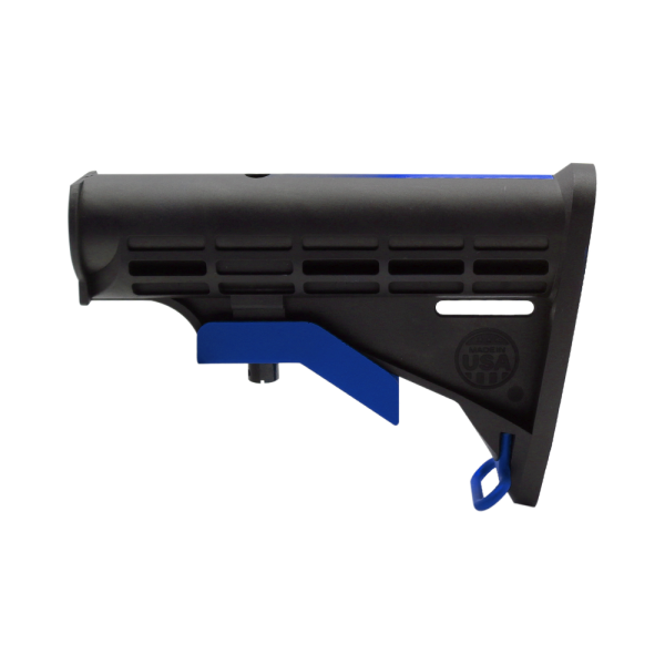 CERAKOTE GRADIENT BLU | AR-15 COLLAPSIBLE STANDARD VERSION STOCK BODY-MIL SPEC - MADE IN USA