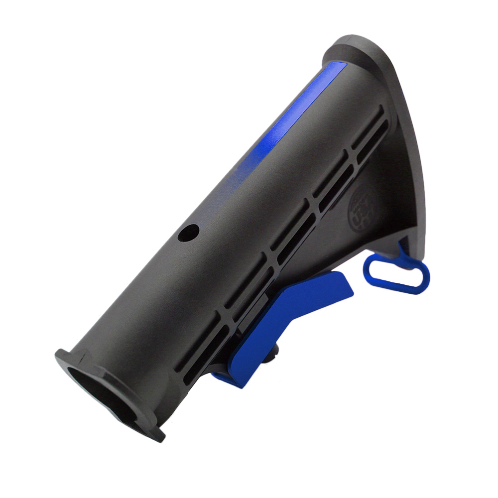 CERAKOTE GRADIENT BLU | AR-15 COLLAPSIBLE STANDARD VERSION STOCK BODY-MIL SPEC - MADE IN USA CERAKOTE GRADIENT BLU | AR-15 COLLAPSIBLE STANDARD VERSION STOCK BODY-MIL SPEC - MADE IN USA