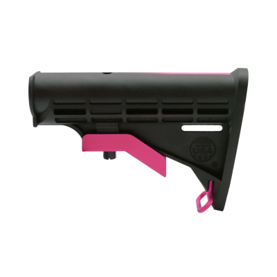 CERAKOTE GRADIENT PNK | AR-15 COLLAPSIBLE STANDARD VERSION STOCK BODY-MIL SPEC - MADE IN USA