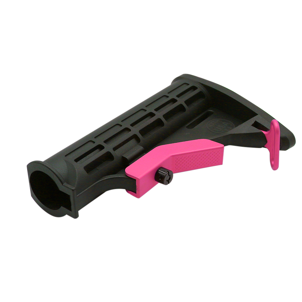 CERAKOTE GRADIENT PINK | AR-15 Collapsible Standard Version Stock Body-Mil Spec- MADE IN USA