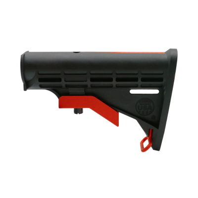 CERAKOTE GRADIENT RED | AR-15 COLLAPSIBLE STANDARD VERSION STOCK BODY-MIL SPEC - MADE IN USA