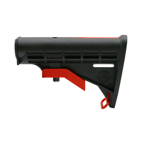CERAKOTE GRADIENT| AR-15 COLLAPSIBLE STANDARD VERSION STOCK BODY-MIL SPEC - RED - MADE IN USA CERAKOTE GRADIENT| AR-15 COLLAPSIBLE STANDARD VERSION STOCK BODY-MIL SPEC - RED - MADE IN USA