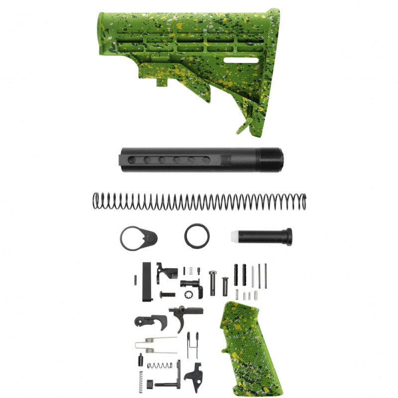 CERAKOTE ZBG SPLATTER | AR-15 .223/5.56 Lower Build Kit | Mil-Spec