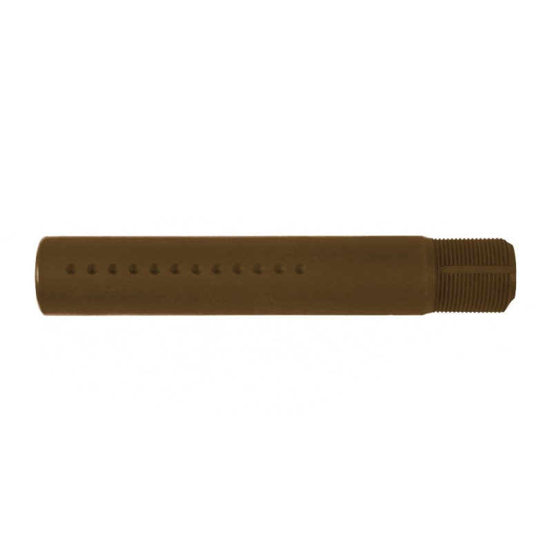 AR-15 .223/5.56 Complete Dimpled Pistol Buffer Tube Kit- NO FOAM- Cerakote Burnt Bronze