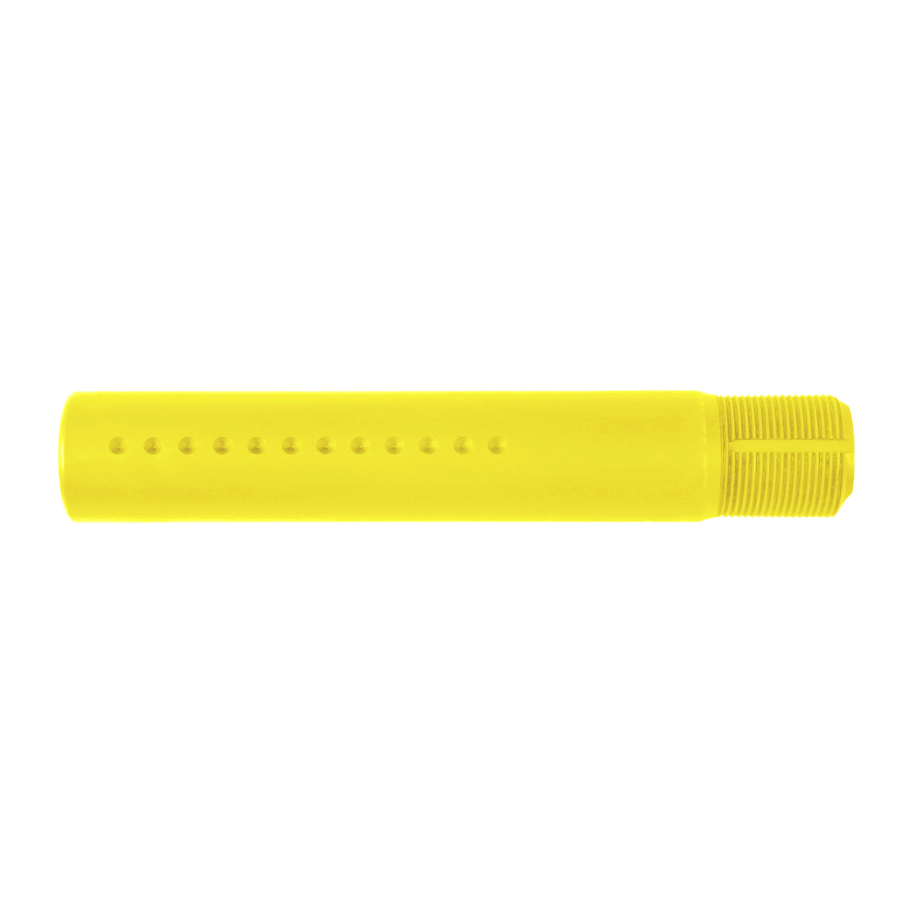 AR-15 .223/5.56 Complete Dimpled Pistol Buffer Tube Kit- NO FOAM- Cerakote Lemon Zest Yellow