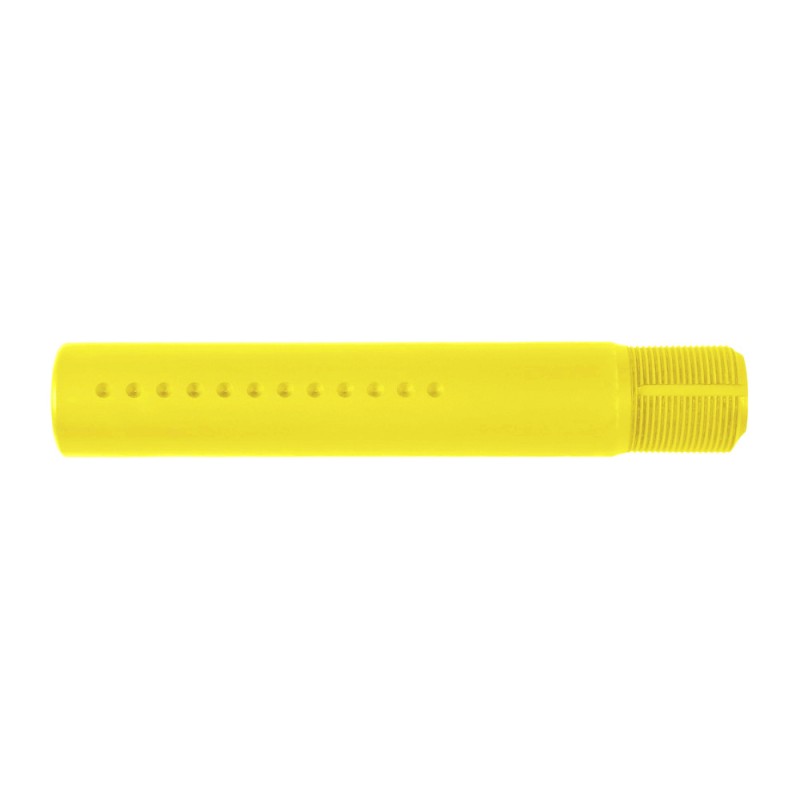 AR-15 .223/5.56 Complete Dimpled Pistol Buffer Tube Kit- NO FOAM- Cerakote Lemon Zest Yellow