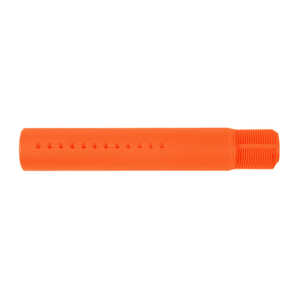 AR-15 .223/5.56 Complete Dimpled Pistol Buffer Tube Kit- NO FOAM- Cerakote Hunter Orange