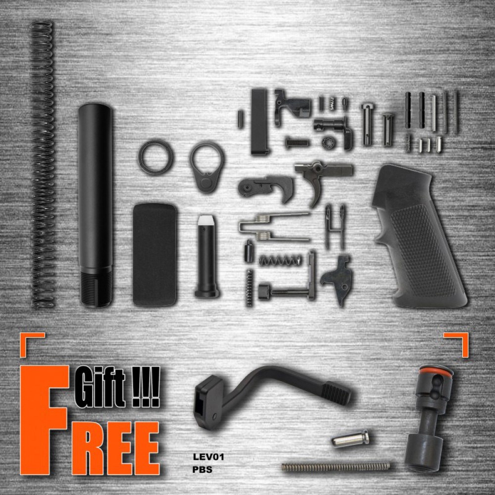 AR-15 .223/5.56 Complete Pistol Buffer Tube Kit W/ Lower Parts Kit Option